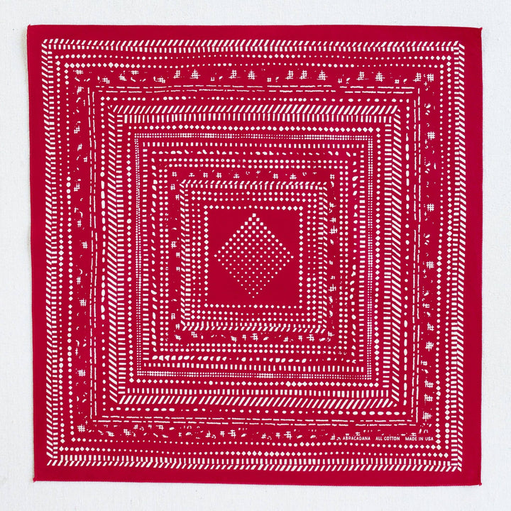 Red Dot Dash Bandana