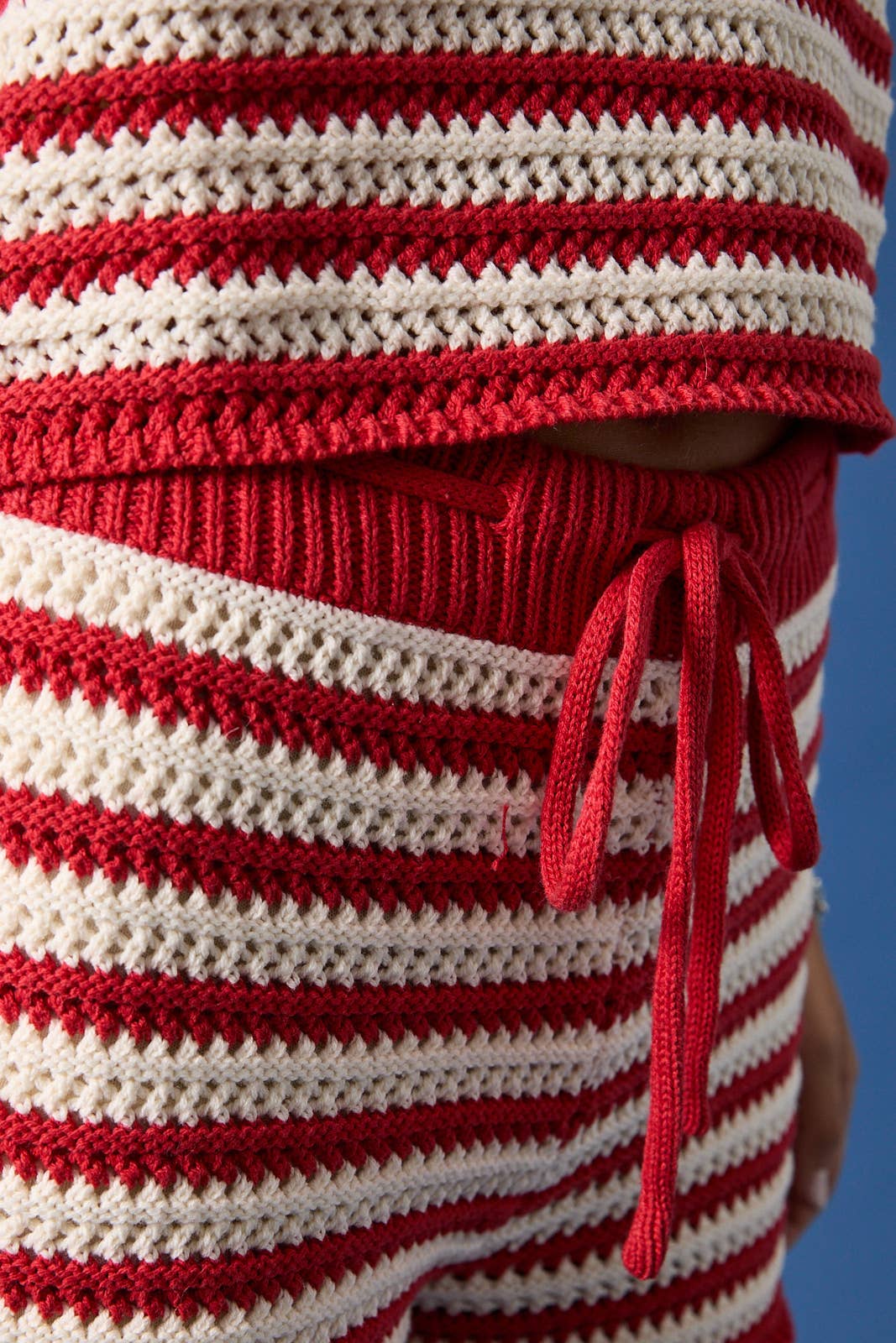Paige Crochet Two Tone Shorts