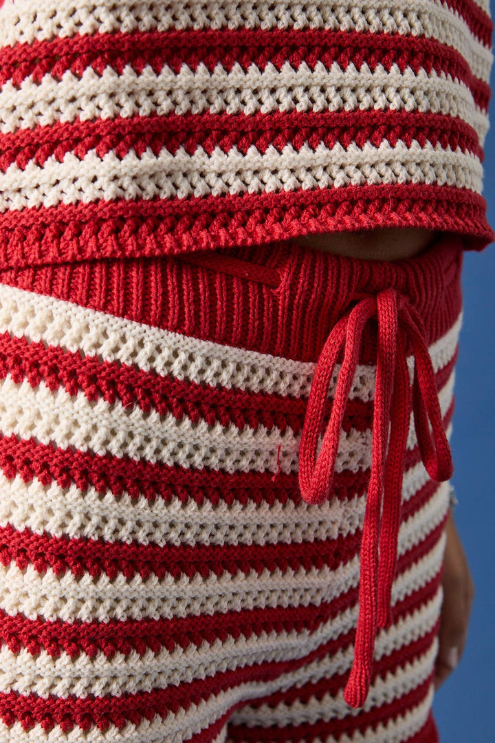 Paige Crochet Two Tone Shorts