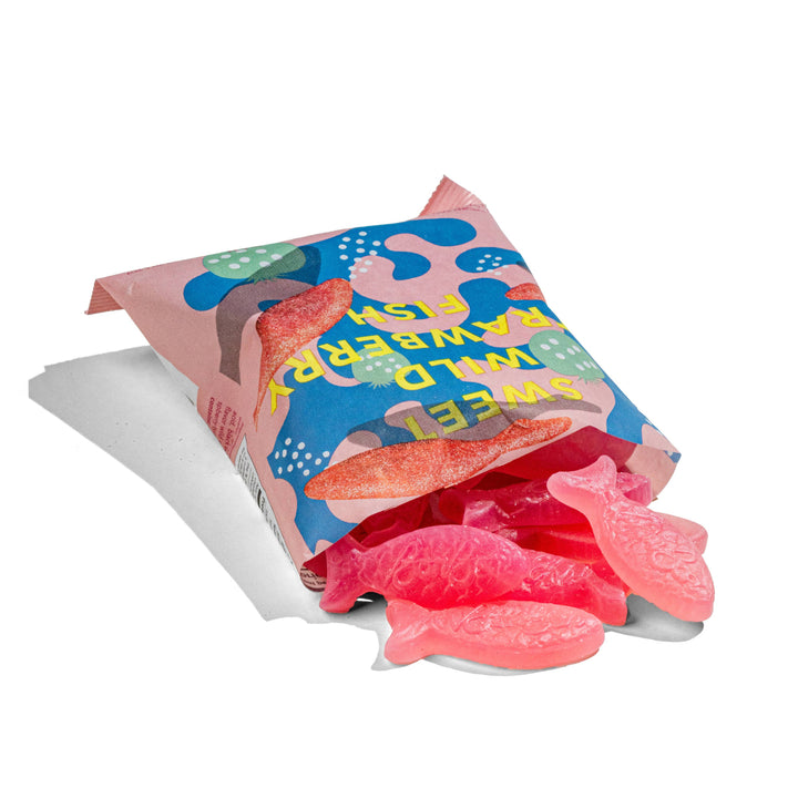 Sweet Wild Strawberry Swedish Fish Candy