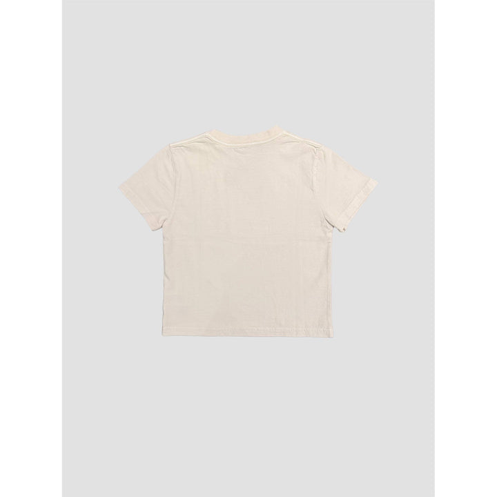 Mineral Washed Cotton Blank Cropped Tee