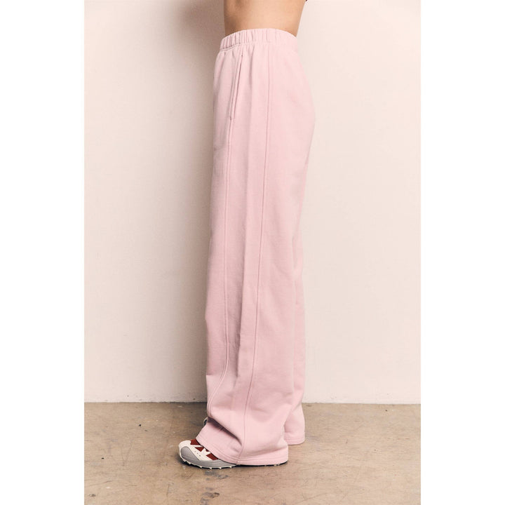 Organic Cotton Terry Wide Pants