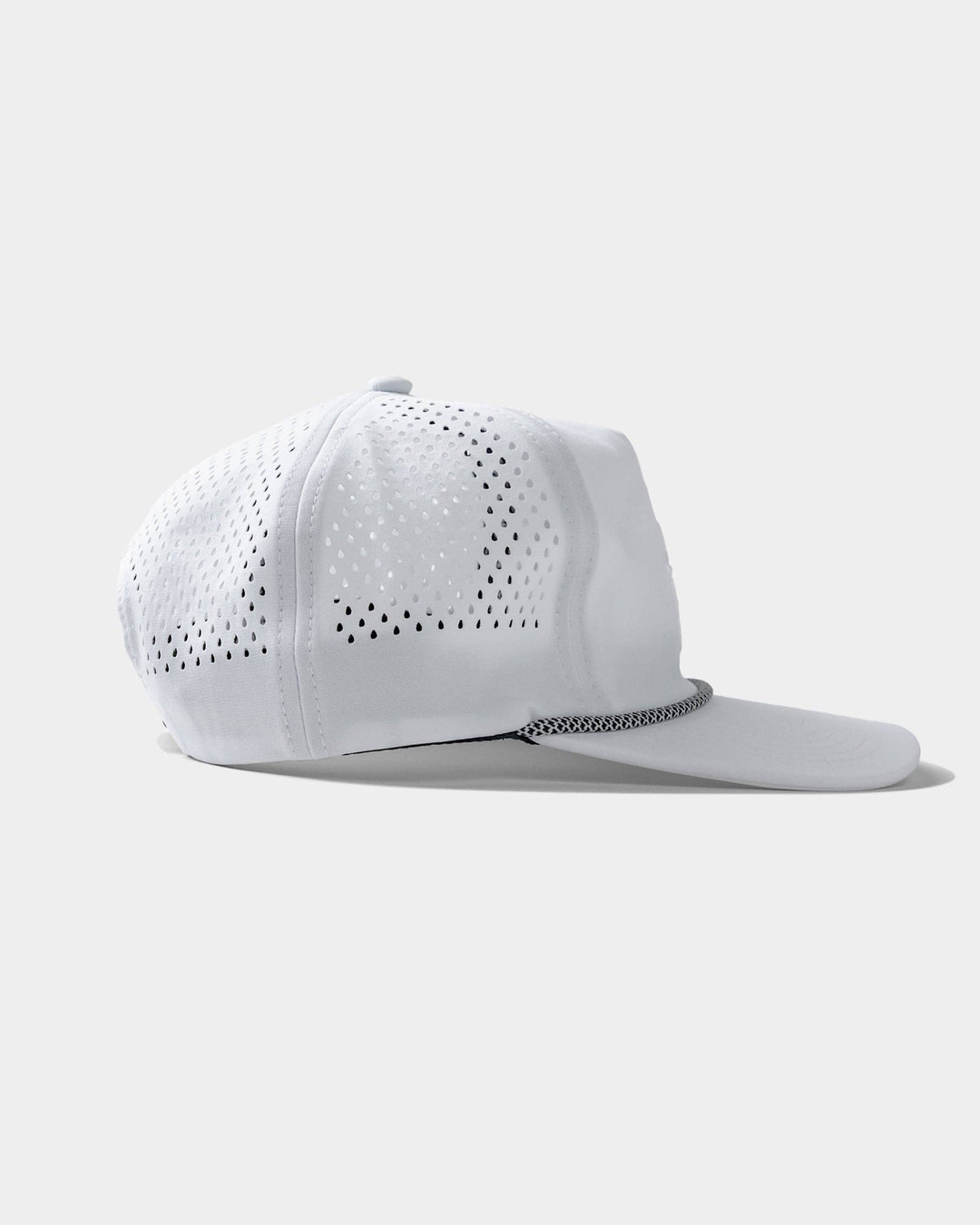 Skull Caddie Performance Rope Hat - White