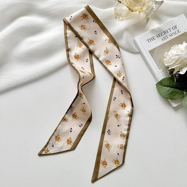 Vintage Neutral Print Twilly