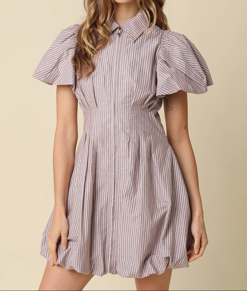 Rilly Stripe Bubble Dress