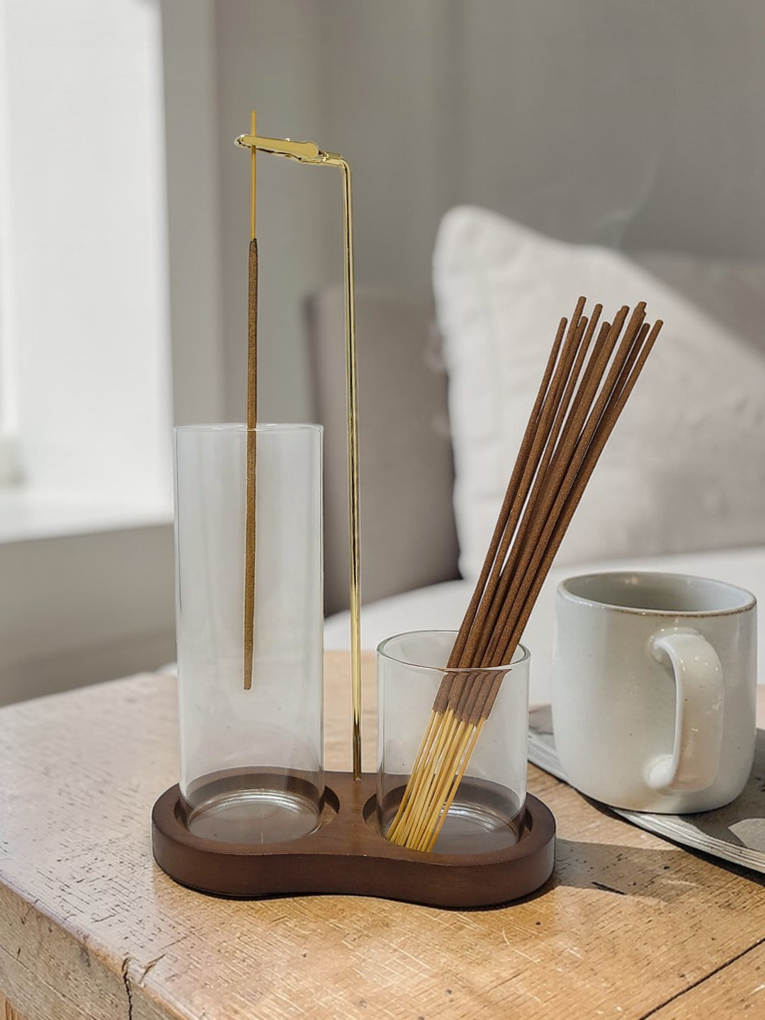 Upside Down Dual Incense Holder