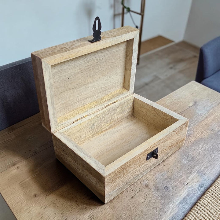 Wooden Horseshoe Box
