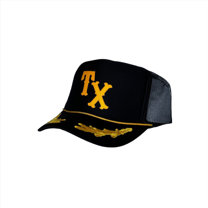 Gold TX Captains Trucker Hat