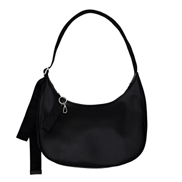 Baggu Medium Leather Crescent Bag