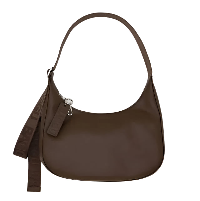 Baggu Medium Leather Crescent Bag