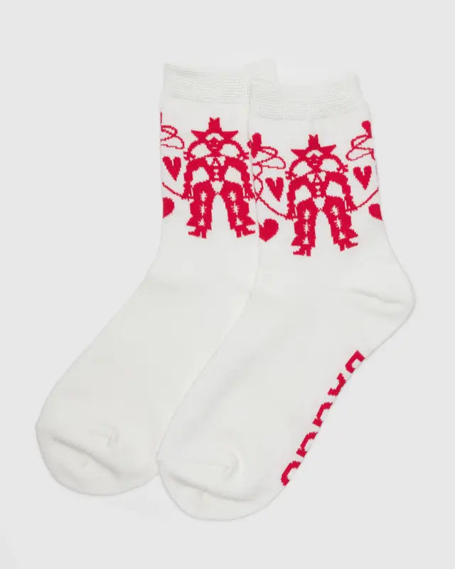 Baggu Cowgirl Crew Socks