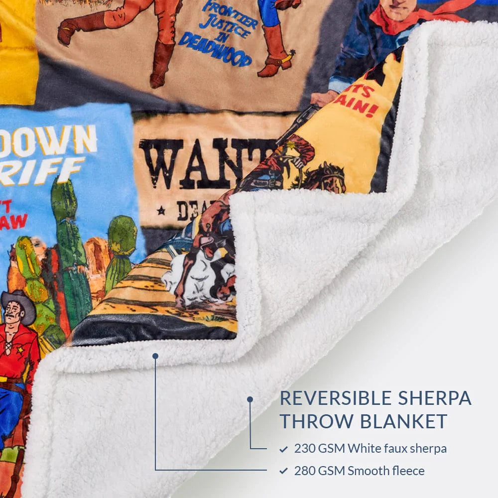 Bandits & Heroes Campfire Sherpa Blanket