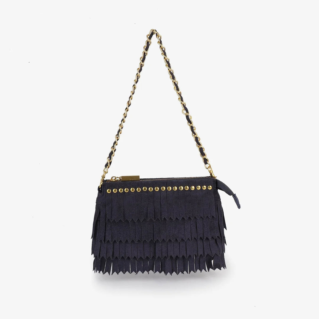 Vassel Fringe Clutch