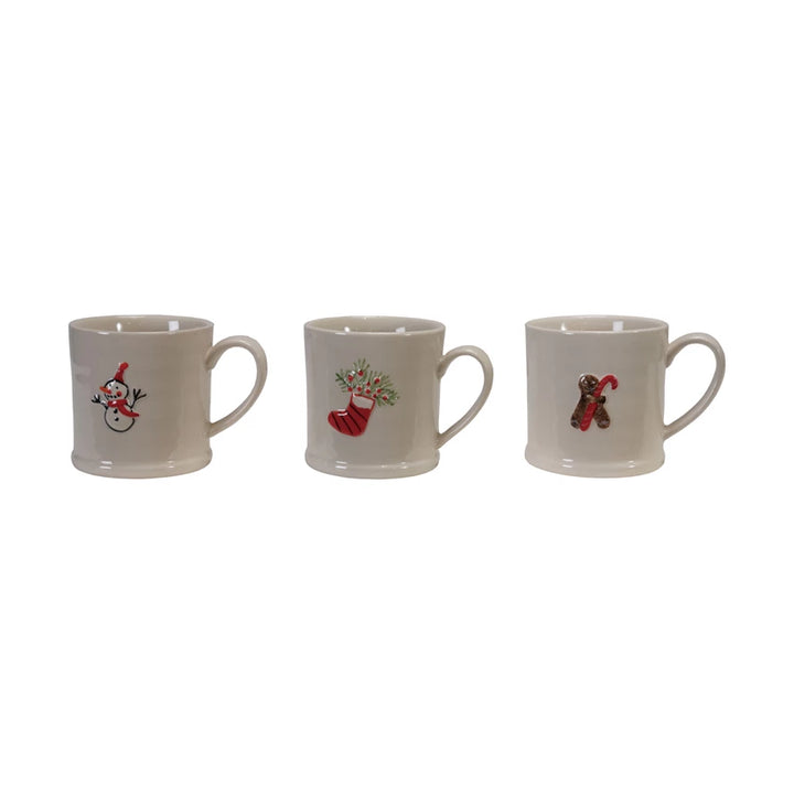 Embossed Holiday Mug